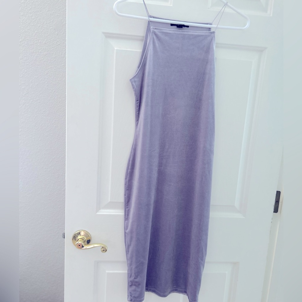 Velvet lavender dress